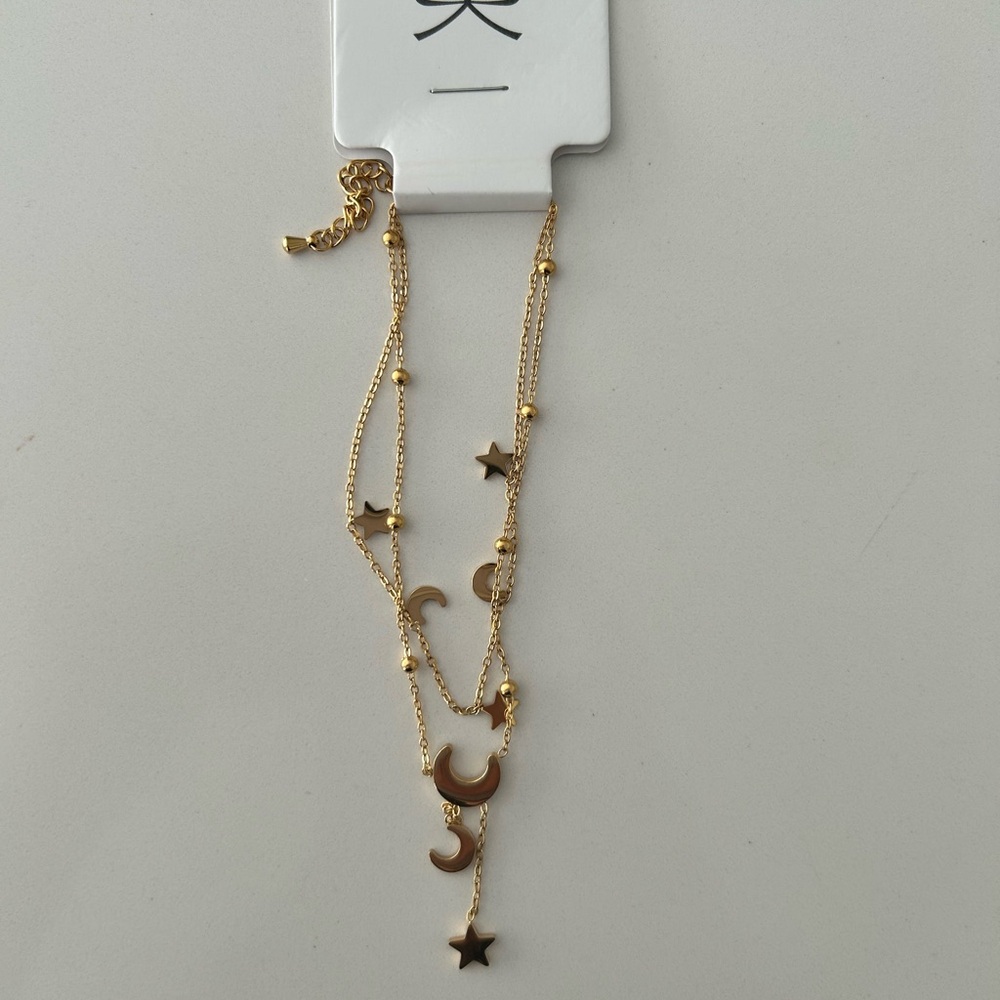 Anklet celestial moon star design